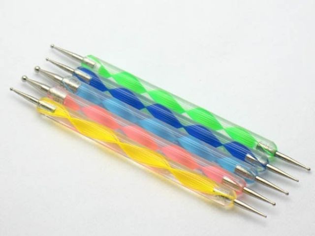 Nail Dotting Pens tools 5 per pack ID #179 - Warehouse Beauty 