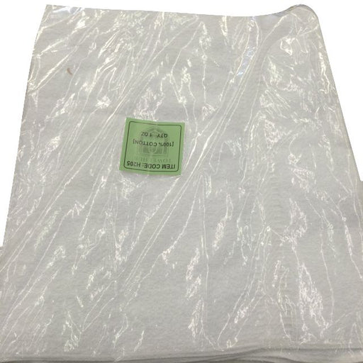 H205 16X27 WHITE PREMIUM TOWEL - 3 LB/DOZEN COTTON ID #7696 - Warehouse Beauty 