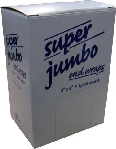 SUPER JUMBO 3X4 (50) End Wraps ID #6254 - Warehouse Beauty 