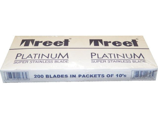 Treet Platinum Razor Blade 200 ct ID #6241 - Warehouse Beauty 